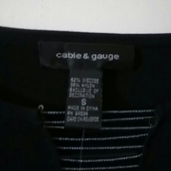 Cable and Gauge Stretch Top Size S - Picture 4 of 7